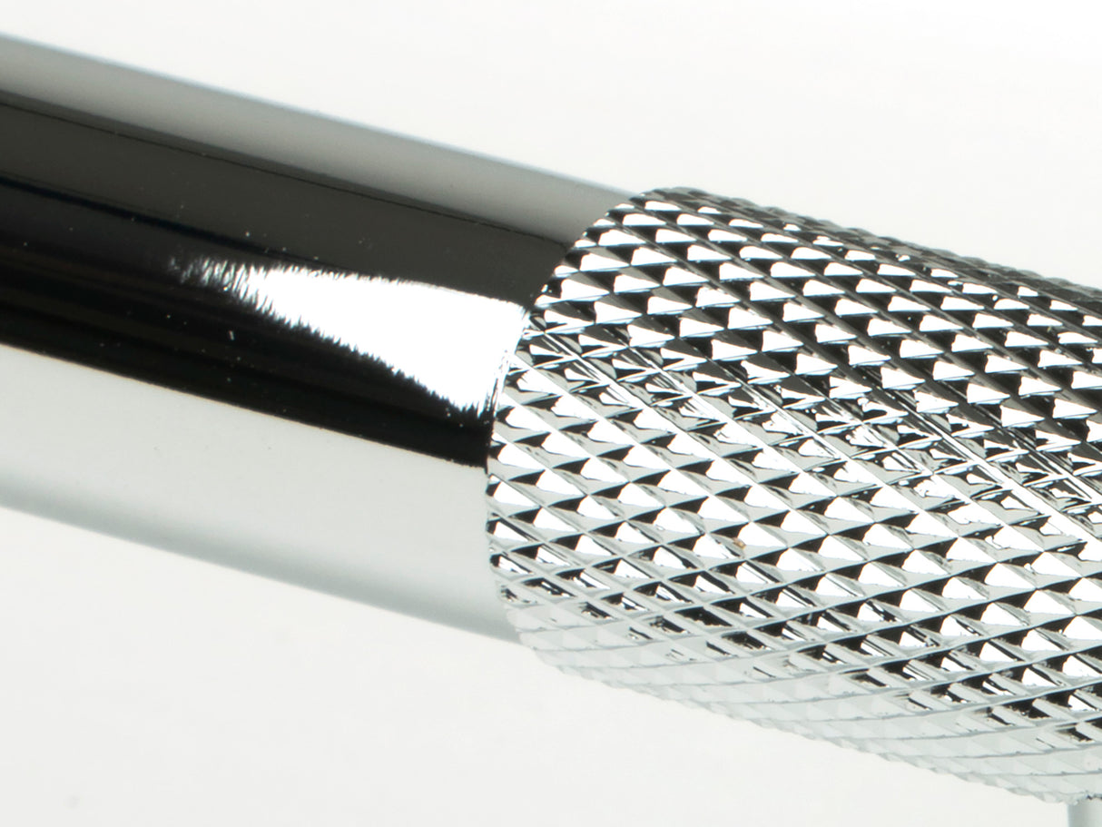 From The Anvil - Polished Chrome Half Brompton Pull Handle - Medium | Sku. 46928 | Trade Door Handles.