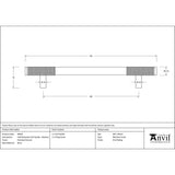 From The Anvil - Polished Chrome Half Brompton Pull Handle - Medium | Sku. 46928 | Trade Door Handles.