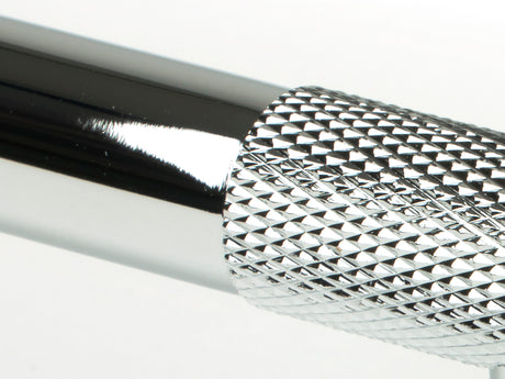 From The Anvil - Polished Chrome Half Brompton Pull Handle - Large | Sku. 46929 | Trade Door Handles.