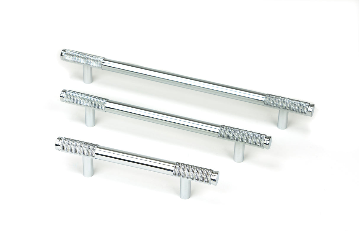 From The Anvil - Polished Chrome Half Brompton Pull Handle - Large | Sku. 46929 | Trade Door Handles.
