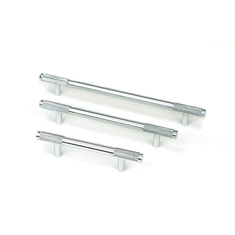 From The Anvil - Polished Chrome Half Brompton Pull Handle - Large | Sku. 46929 | Trade Door Handles.