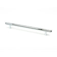 From The Anvil - Polished Chrome Half Brompton Pull Handle - Large | Sku. 46929 | Trade Door Handles.