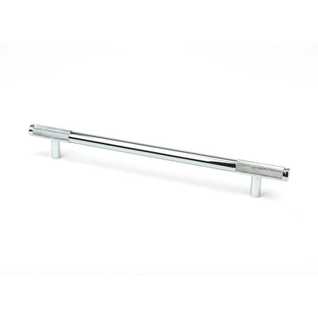 From The Anvil - Polished Chrome Half Brompton Pull Handle - Large | Sku. 46929 | Trade Door Handles.