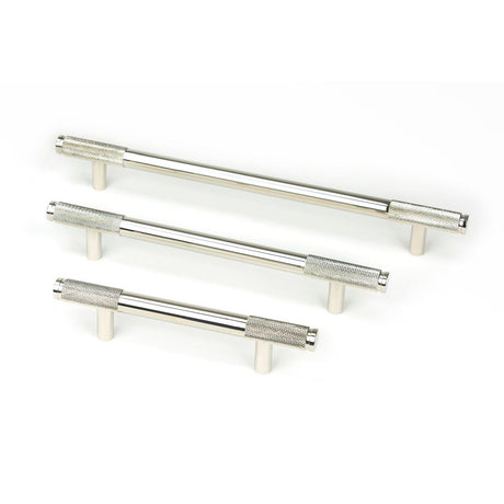 From The Anvil - Polished Nickel Half Brompton Pull Handle - Medium | Sku. 46931 | Trade Door Handles.