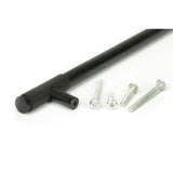 From The Anvil - Aged Bronze Half Brompton Pull Handle - Small | Sku. 46933 | Trade Door Handles.