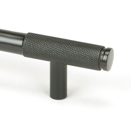 From The Anvil - Aged Bronze Half Brompton Pull Handle - Medium | Sku. 46934 | Trade Door Handles.