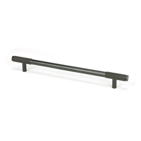 From The Anvil - Aged Bronze Half Brompton Pull Handle - Large | Sku. 46935 | Trade Door Handles.