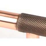 From The Anvil - Polished Bronze Half Brompton Pull Handle - Small | Sku. 46936 | Trade Door Handles.