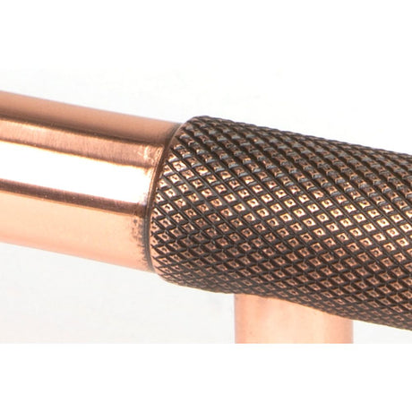 From The Anvil - Polished Bronze Half Brompton Pull Handle - Small | Sku. 46936 | Trade Door Handles.