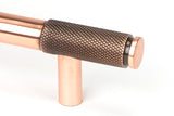From The Anvil - Polished Bronze Half Brompton Pull Handle - Medium | Sku. 46937 | Trade Door Handles.