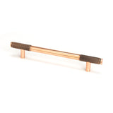 From The Anvil - Polished Bronze Half Brompton Pull Handle - Medium | Sku. 46937 | Trade Door Handles.
