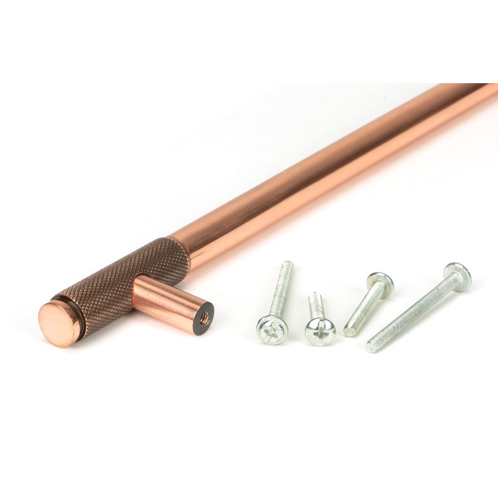 From The Anvil - Polished Bronze Half Brompton Pull Handle - Large | Sku. 46938 | Trade Door Handles.