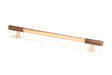 From The Anvil - Polished Bronze Half Brompton Pull Handle - Large | Sku. 46938 | Trade Door Handles.