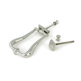 From The Anvil - Polished Marine SS (316) Slimline Art Deco Door Knocker | Sku. 46939 | Trade Door Handles.