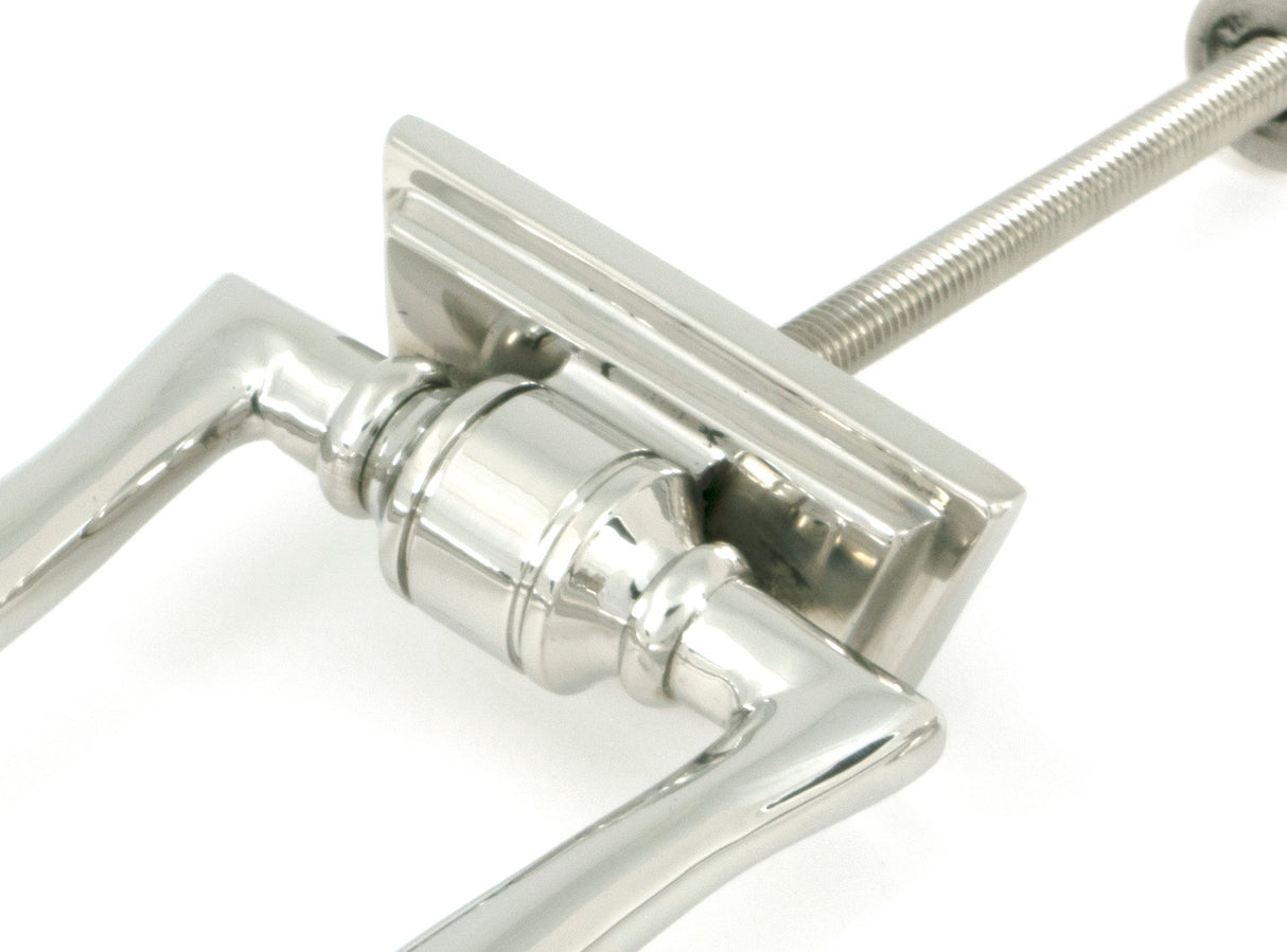 From The Anvil - Polished Marine SS (316) Slimline Art Deco Door Knocker | Sku. 46939 | Trade Door Handles.