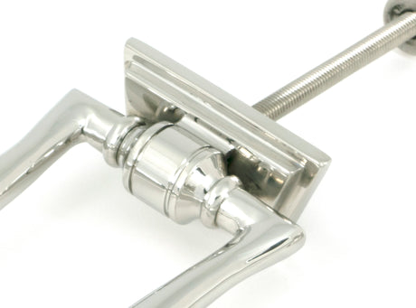 From The Anvil - Polished Marine SS (316) Slimline Art Deco Door Knocker | Sku. 46939 | Trade Door Handles.