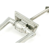 From The Anvil - Polished Marine SS (316) Slimline Art Deco Door Knocker | Sku. 46939 | Trade Door Handles.