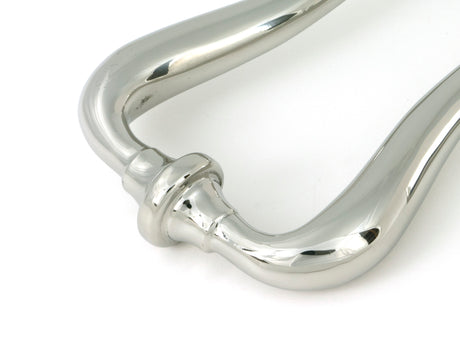 From The Anvil - Polished Marine SS (316) Slimline Art Deco Door Knocker | Sku. 46939 | Trade Door Handles.