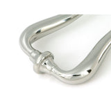 From The Anvil - Polished Marine SS (316) Slimline Art Deco Door Knocker | Sku. 46939 | Trade Door Handles.