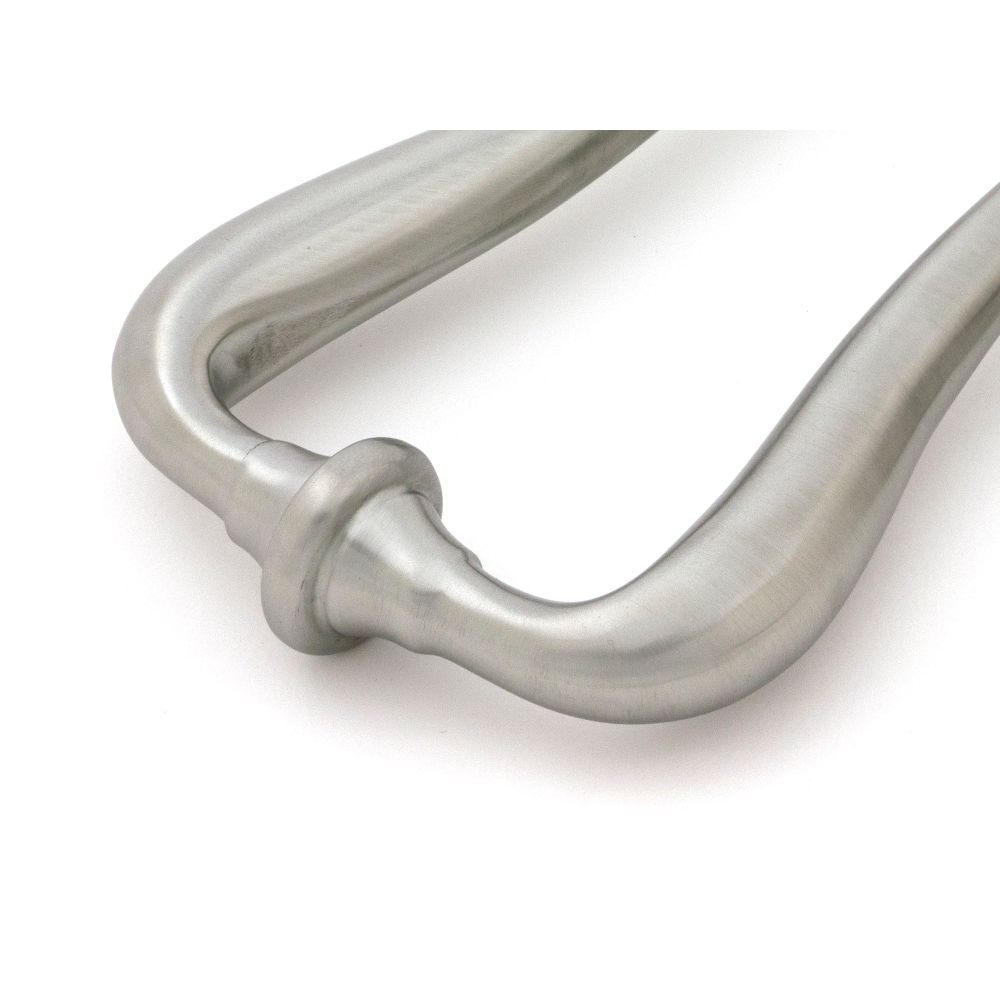 From The Anvil - Satin Marine SS (316) Slimline Art Deco Door Knocker | Sku. 46940 | Trade Door Handles.