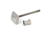 From The Anvil - Satin Marine SS (316) Slimline Art Deco Door Knocker | Sku. 46940 | Trade Door Handles.