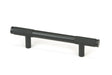 From The Anvil - Matt Black Half Brompton Pull Handle - Small | Sku. 46942 | Trade Door Handles.