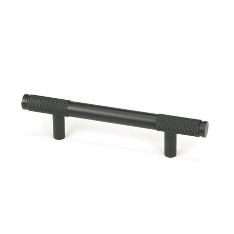 From The Anvil - Matt Black Half Brompton Pull Handle - Small | Sku. 46942 | Trade Door Handles.