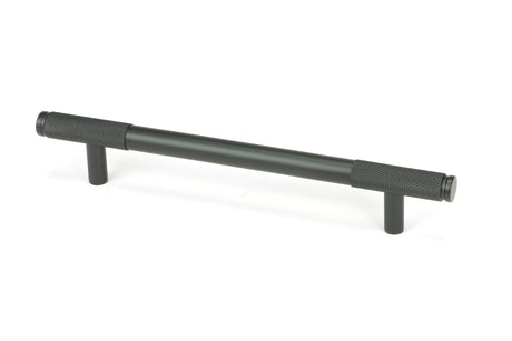 From The Anvil - Matt Black Half Brompton Pull Handle - Medium | Sku. 46943 | Trade Door Handles.