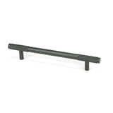 From The Anvil - Matt Black Half Brompton Pull Handle - Medium | Sku. 46943 | Trade Door Handles.