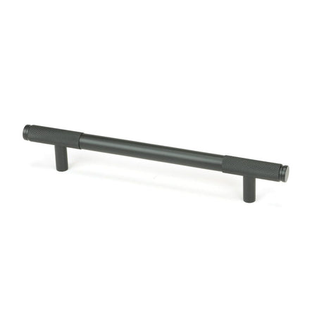 From The Anvil - Matt Black Half Brompton Pull Handle - Medium | Sku. 46943 | Trade Door Handles.