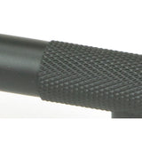 From The Anvil - Matt Black Half Brompton Pull Handle - Large | Sku. 46944 | Trade Door Handles.