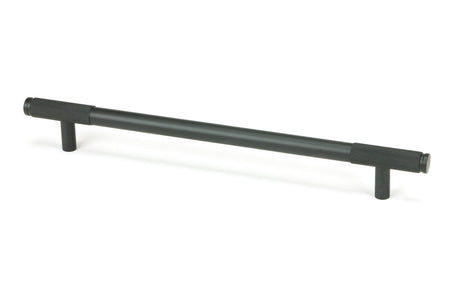 From The Anvil - Matt Black Half Brompton Pull Handle - Large | Sku. 46944 | Trade Door Handles.