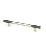From The Anvil - Pewter Half Brompton Pull Handle - Medium | Sku. 46946 | Trade Door Handles.