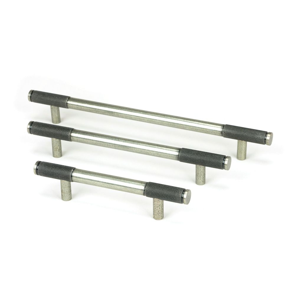 From The Anvil - Pewter Half Brompton Pull Handle - Large | Sku. 46947 | Trade Door Handles.