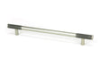 From The Anvil - Pewter Half Brompton Pull Handle - Large | Sku. 46947 | Trade Door Handles.