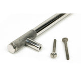 From The Anvil - Polished SS (304) Half Brompton Pull Handle - Large | Sku. 46950 | Trade Door Handles.