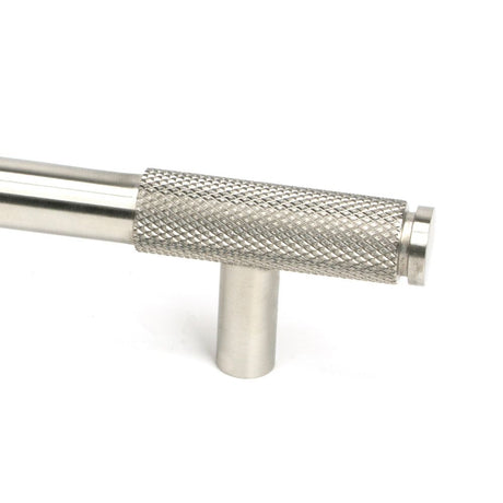 From The Anvil - Satin SS (304) Half Brompton Pull Handle - Small | Sku. 46951 | Trade Door Handles.