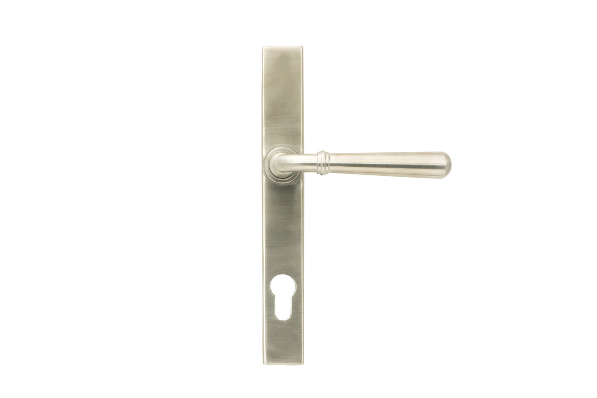 From The Anvil - Satin Marine SS (316) Newbury Slimline Lever Espag. Lock Set | Sku. 47073 | Trade Door Handles.
