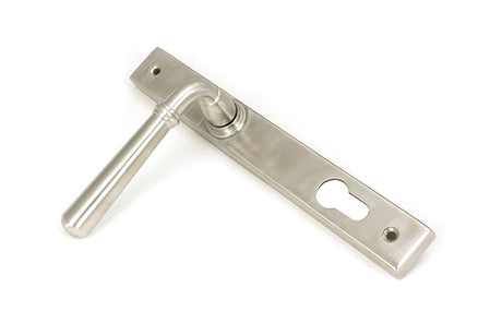 From The Anvil - Satin Marine SS (316) Newbury Slimline Lever Espag. Lock Set | Sku. 47073 | Trade Door Handles.