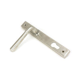 From The Anvil - Satin Marine SS (316) Newbury Slimline Lever Espag. Lock Set | Sku. 47073 | Trade Door Handles.