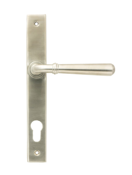 From The Anvil - Satin Marine SS (316) Newbury Slimline Lever Espag. Lock Set | Sku. 47073 | Trade Door Handles.