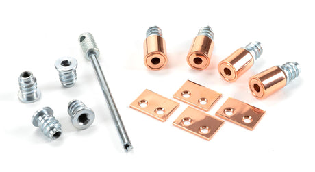 From The Anvil - Polished Bronze Secure Stops (Pack of 4) | Sku. 47075 | Trade Door Handles.