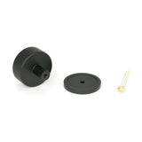 From The Anvil - Matt Black Brompton Cabinet Knob - 38mm (Plain) | Sku. 47084 | Trade Door Handles.