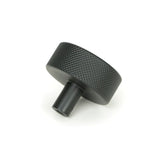 From The Anvil - Matt Black Brompton Cabinet Knob - 38mm (No rose) | Sku. 47085 | Trade Door Handles.