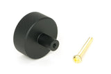 From The Anvil - Matt Black Brompton Cabinet Knob - 38mm (No rose) | Sku. 47085 | Trade Door Handles.