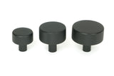 From The Anvil - Matt Black Brompton Cabinet Knob - 38mm (No rose) | Sku. 47085 | Trade Door Handles.