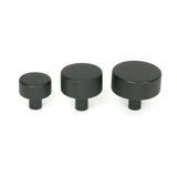 From The Anvil - Matt Black Brompton Cabinet Knob - 38mm (No rose) | Sku. 47085 | Trade Door Handles.