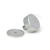 From The Anvil - Satin Chrome Brompton Cabinet Knob - 38mm (Plain) | Sku. 47086 | Trade Door Handles.