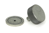 From The Anvil - Pewter Brompton Cabinet Knob - 38mm (Plain) | Sku. 47088 | Trade Door Handles.
