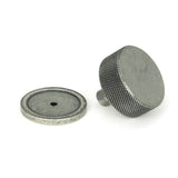 From The Anvil - Pewter Brompton Cabinet Knob - 38mm (Plain) | Sku. 47088 | Trade Door Handles.